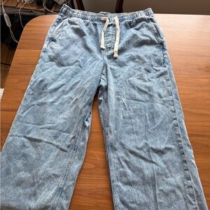 Gap High Rise Wide Leg Pull on Jeans